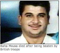 Baha Mousa - murdered by UK troops.